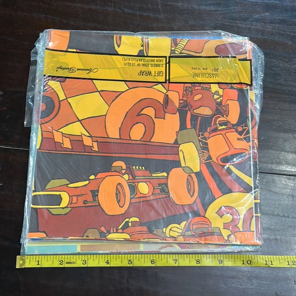 Vintage Wrapping Paper Lot of 5
